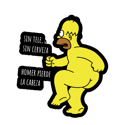 Parche Homer Simpson